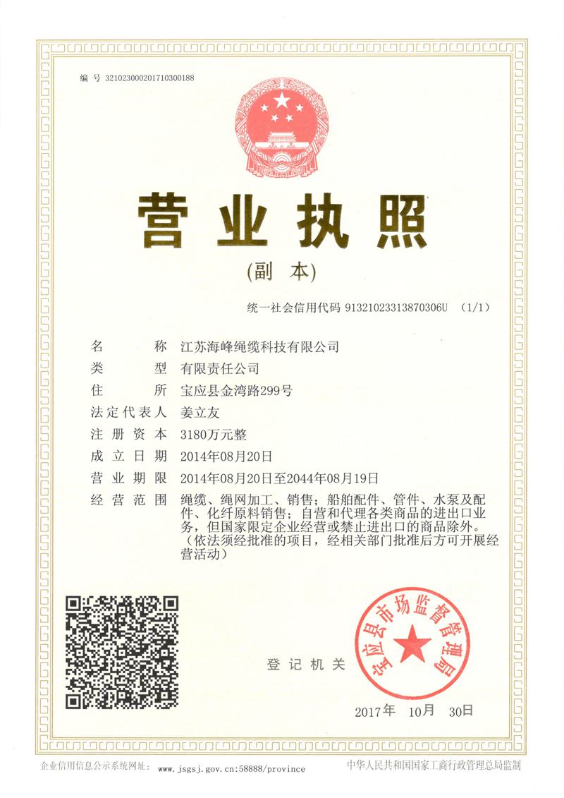 1 Business license